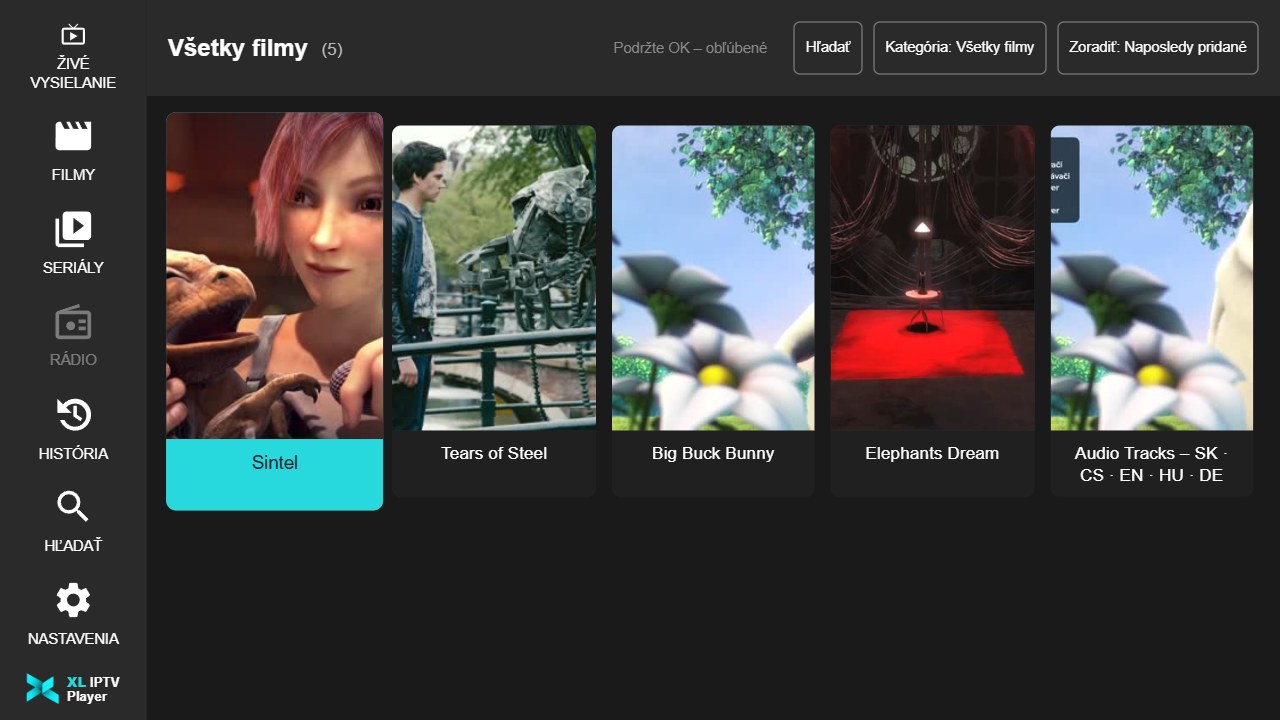 Films from the source you entered